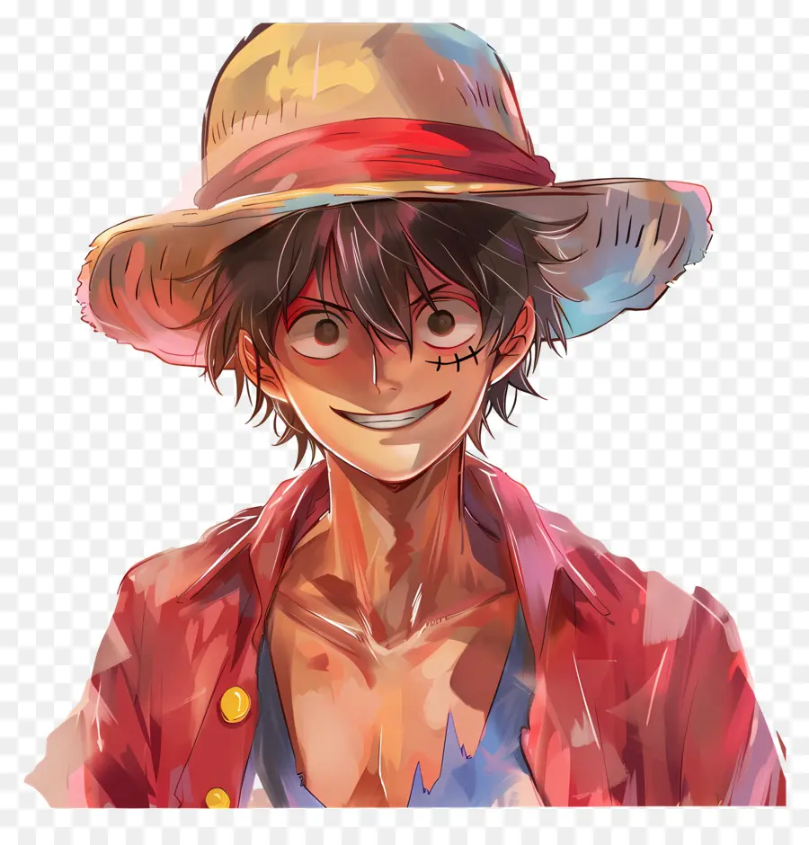 Anime Luffy，Portre PNG