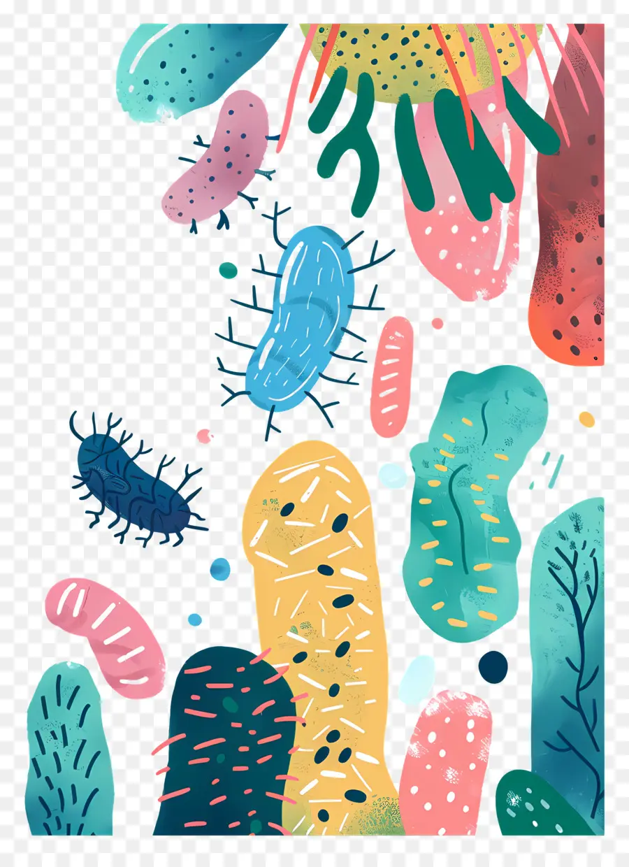 Bakteri，Mikroorganizmalar PNG