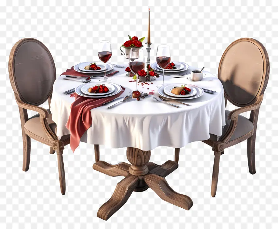 Romantik Yemek Masası，Sofra PNG
