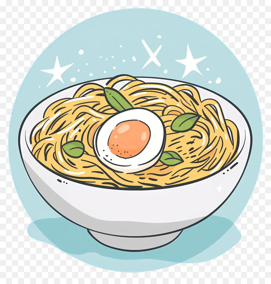 Yumurta Noodles，Spagetti PNG