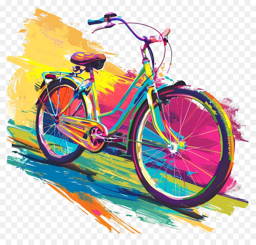 Dünya Bisiklet Günü，Bisiklet Sanat PNG