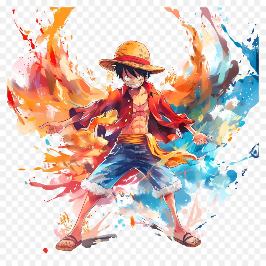 Anime Luffy，Karakter PNG