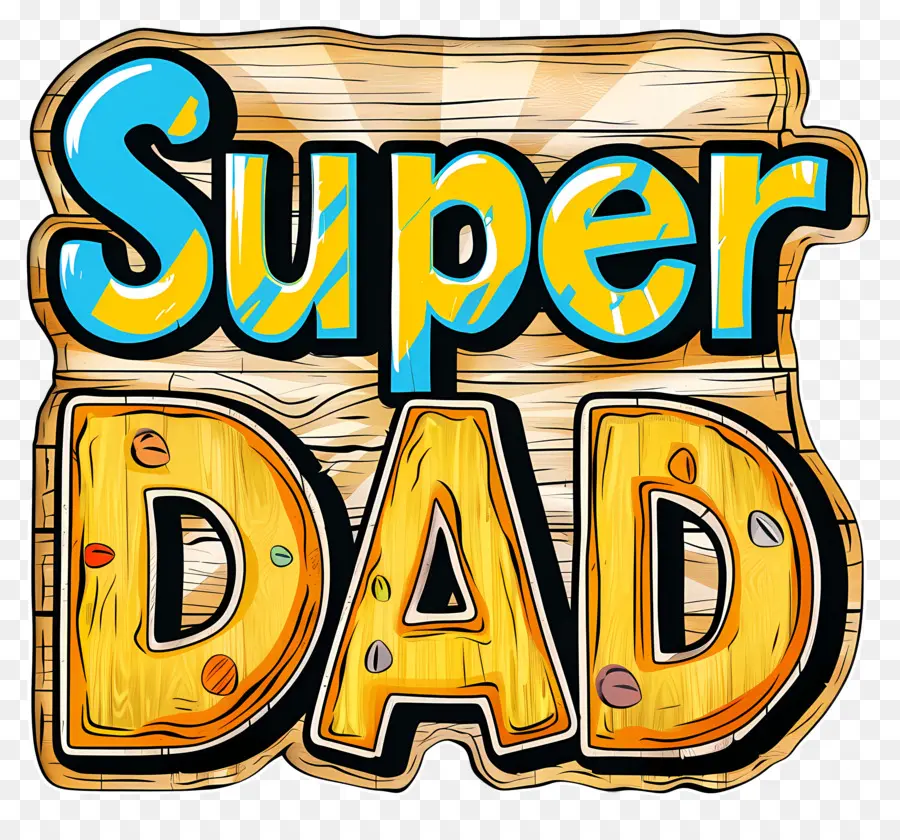Babalar Günü，Süper Baba PNG