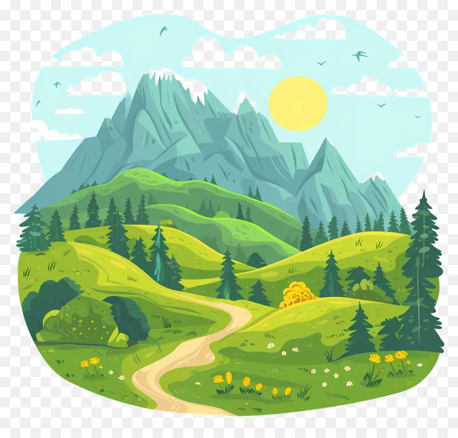 Valley Clipart，Vadi PNG