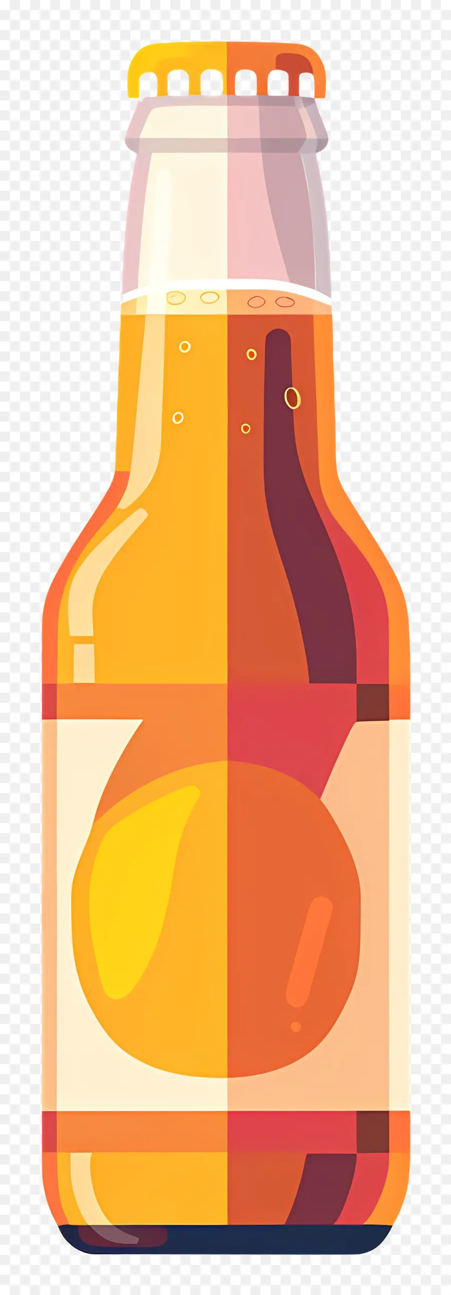 Bira şişesi，Portakal Soda PNG