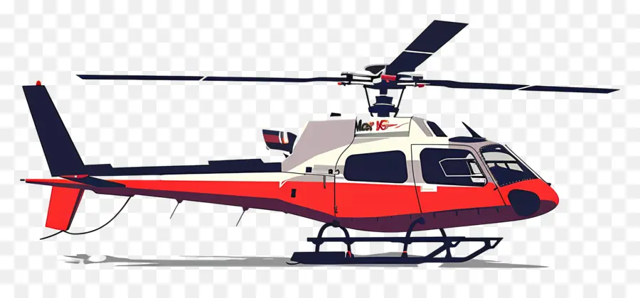 Helikopter，Kırmızı Helikopter PNG