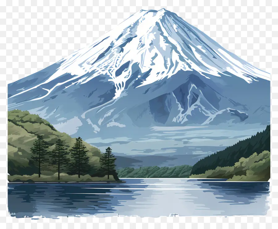 Fuji Dağı，Japonya PNG