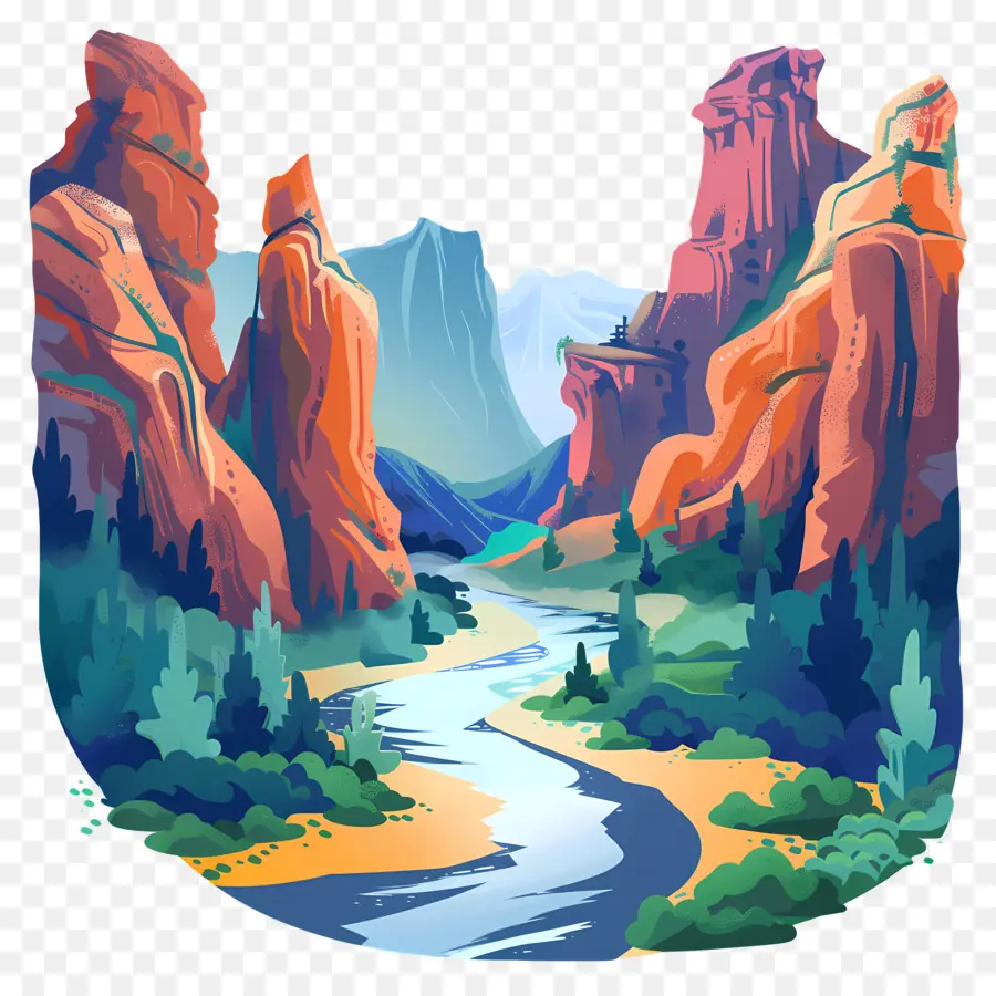 Valley Clipart，Dağ PNG