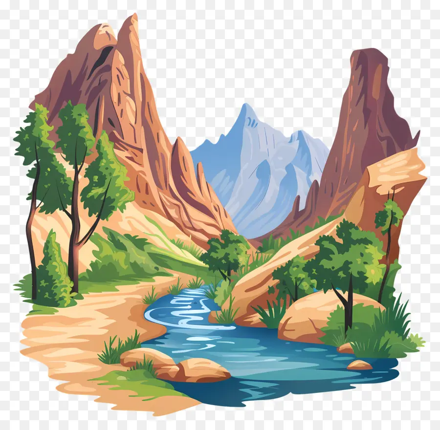 Valley Clipart，Dağ PNG