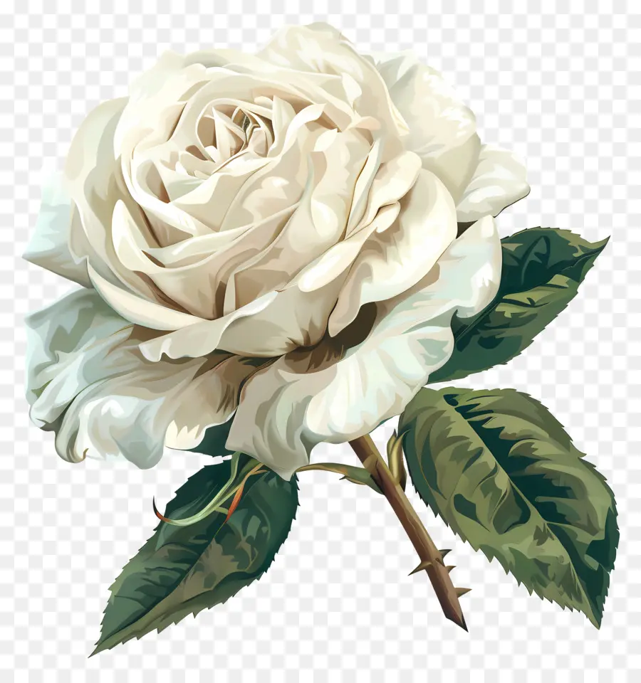 Beyaz Gül，Beyaz çiçek PNG