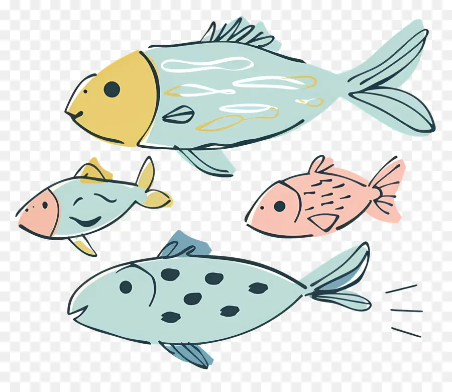 Balık，Renkli PNG