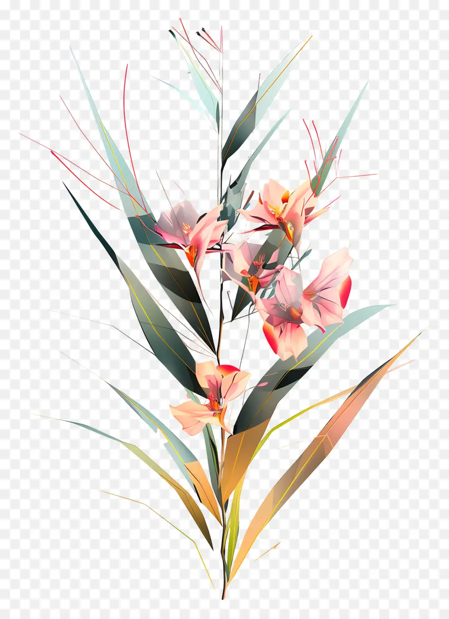 Çiçek Çim，Pembe çiçek PNG