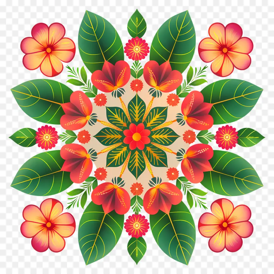 Basit Ay Athapoura，Kırmızı çiçekler PNG