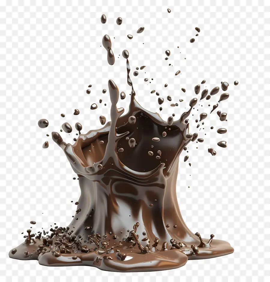 Sıçrama Toprağı，çikolatalı Milkshake PNG