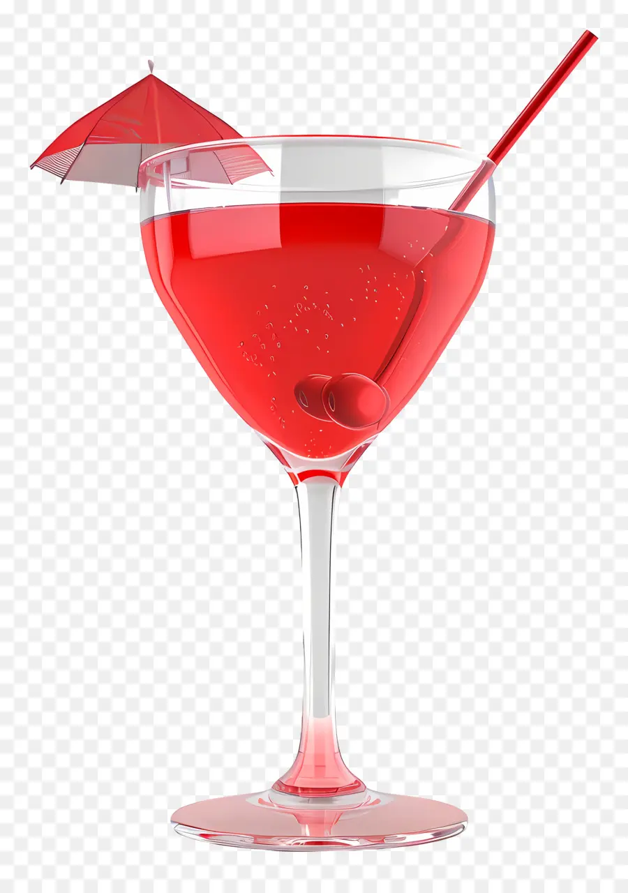 Kırmızı Kokteyl，Kırmızı Kokteyl Bardağı PNG