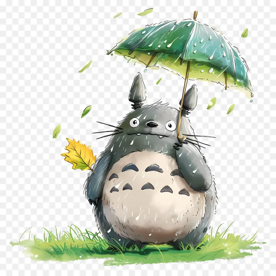 Totoro，Şemsiye PNG