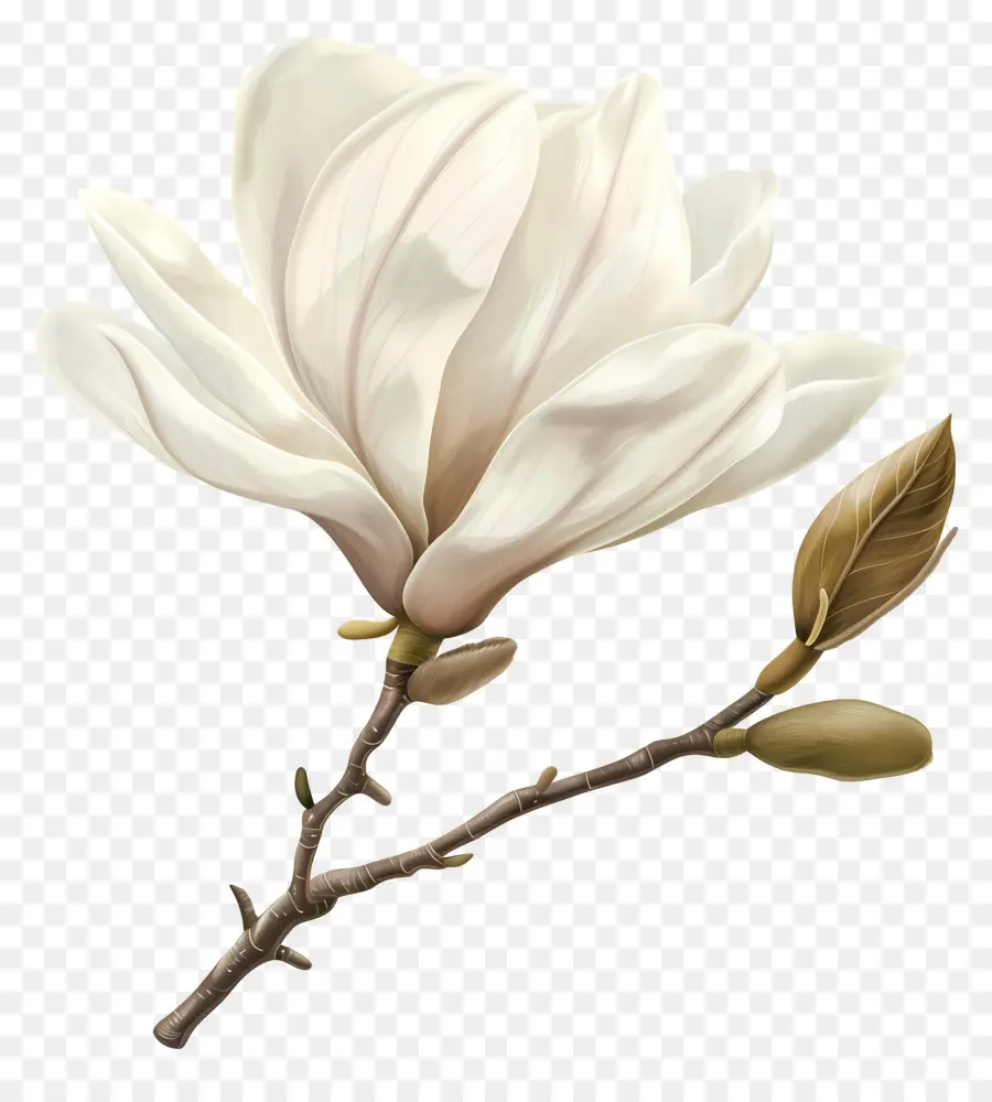 Beyaz Manolya，Manolya çiçekler PNG