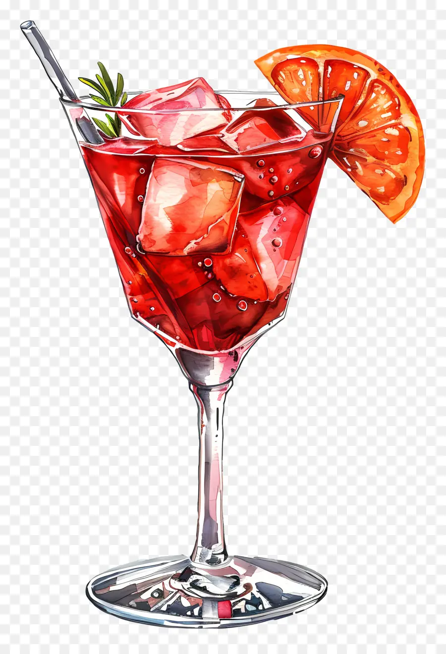 Kırmızı Kokteyl，Kırmızı Şarap Kokteyl PNG