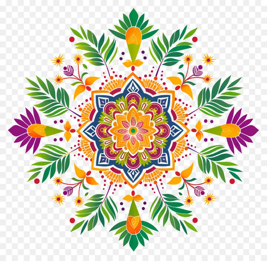 Basit Onam Pookalam，Mandala PNG