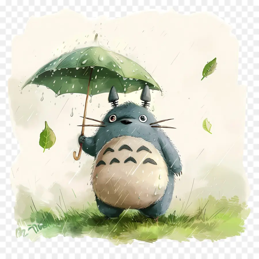 Totoro，şemsiye PNG