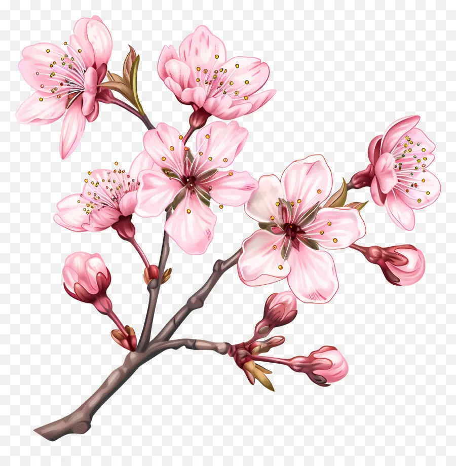 Sakura çiçekler，Kiraz çiçeği PNG