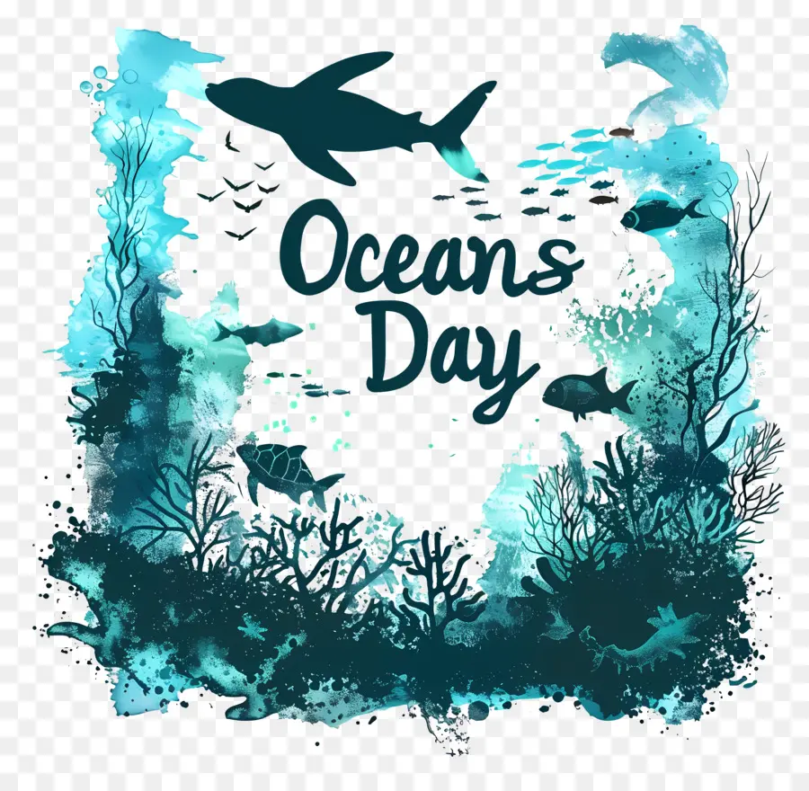 Dünya Okyanus Günü，Okyanus Koruma PNG