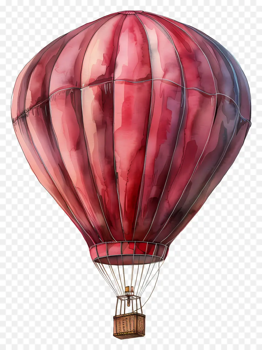 Sıcak Hava Balonu，Kırmızı Sıcak Hava Balonu PNG