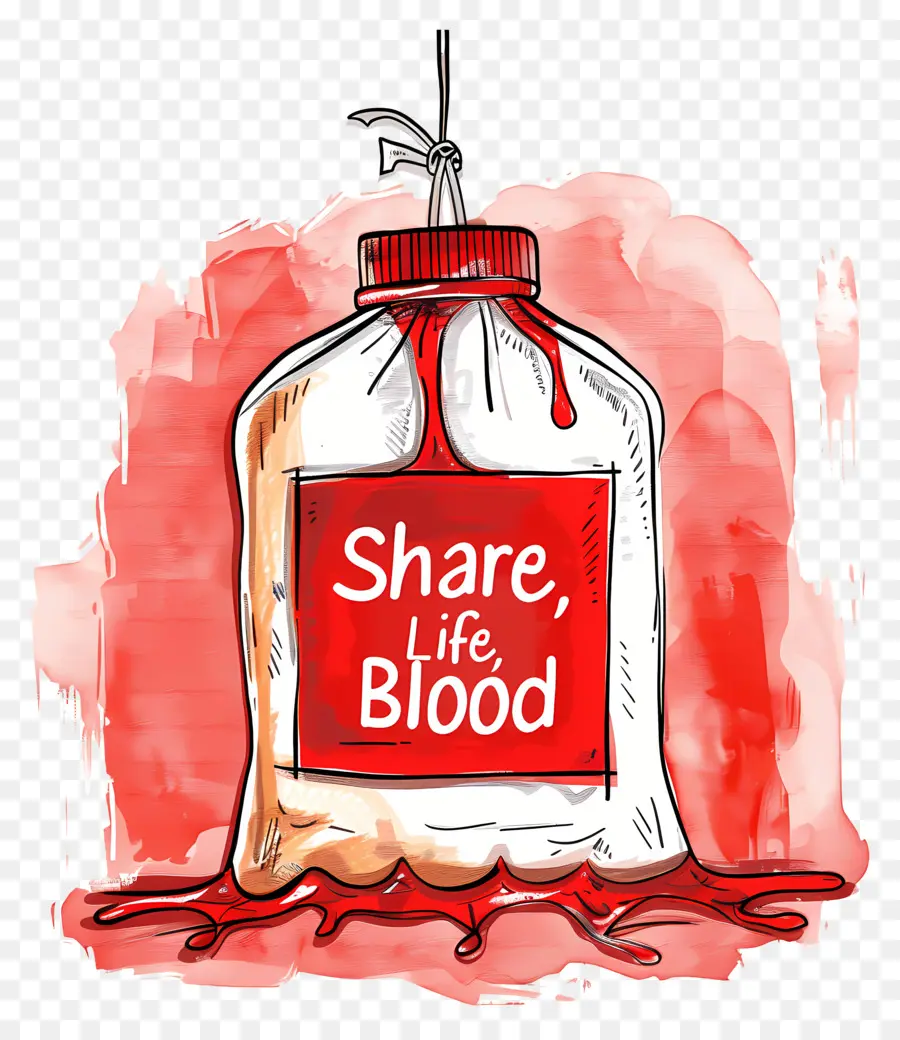 Dünya Kan Bağışçısı Günü，Kırmızı çanta PNG