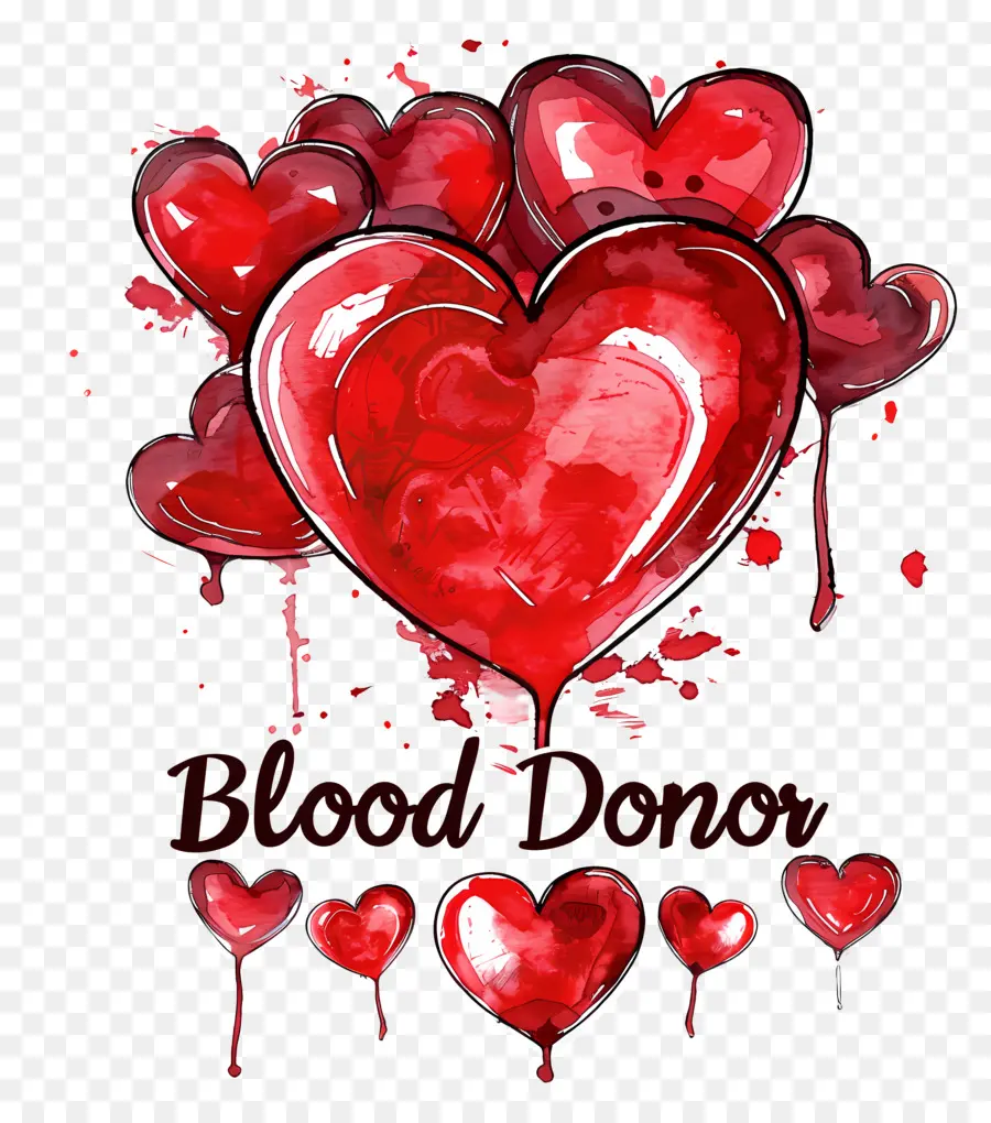 Dünya Kan Bağışçısı Günü，Kalpler PNG