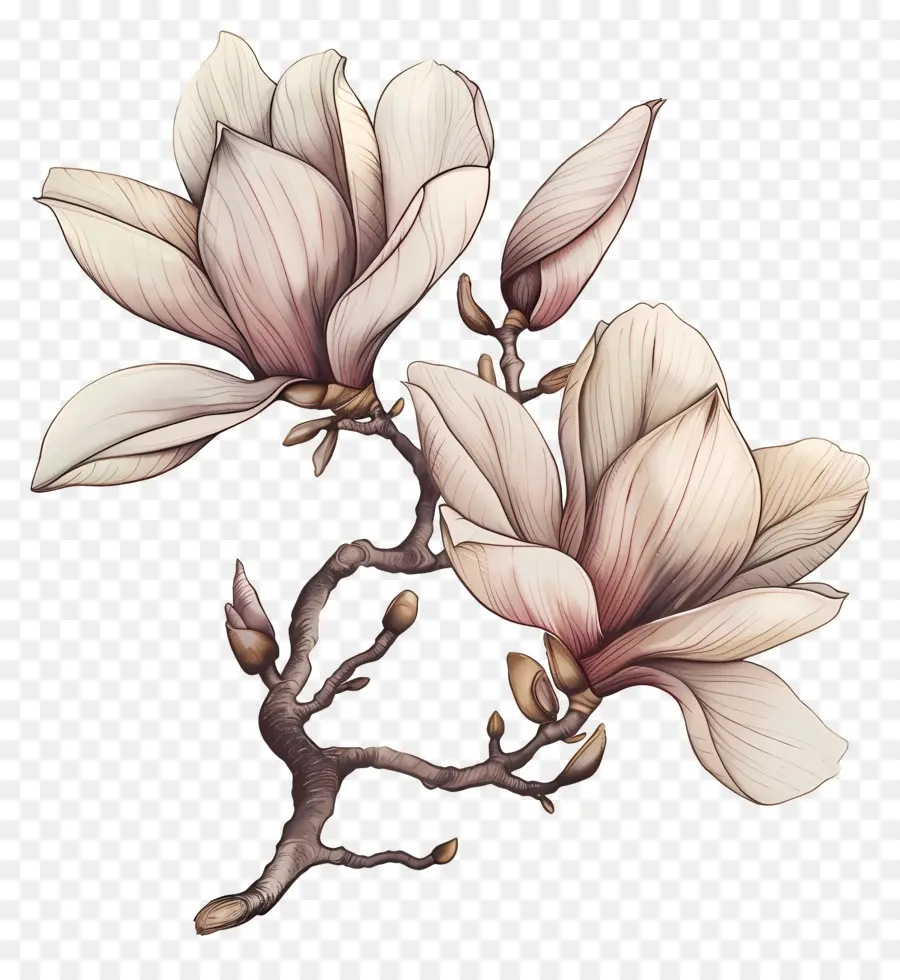 Manolya çiçekler，Manolya Grandiflora PNG