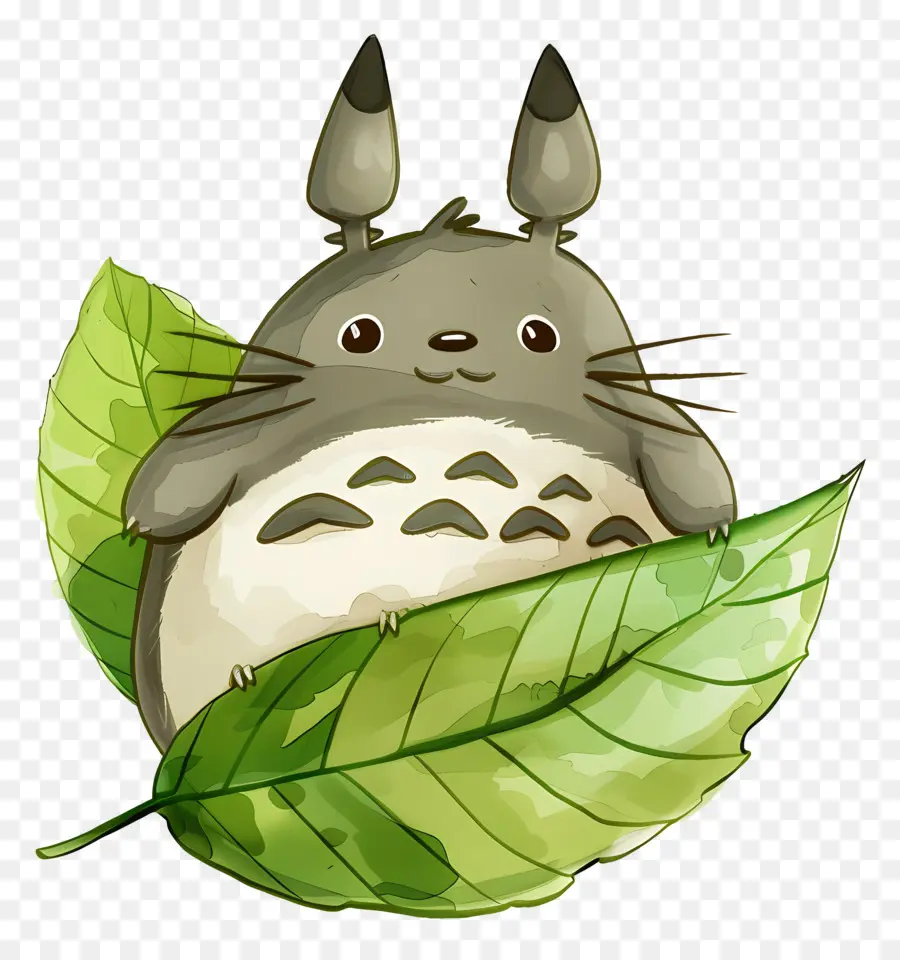 Totoro，Yaprak PNG