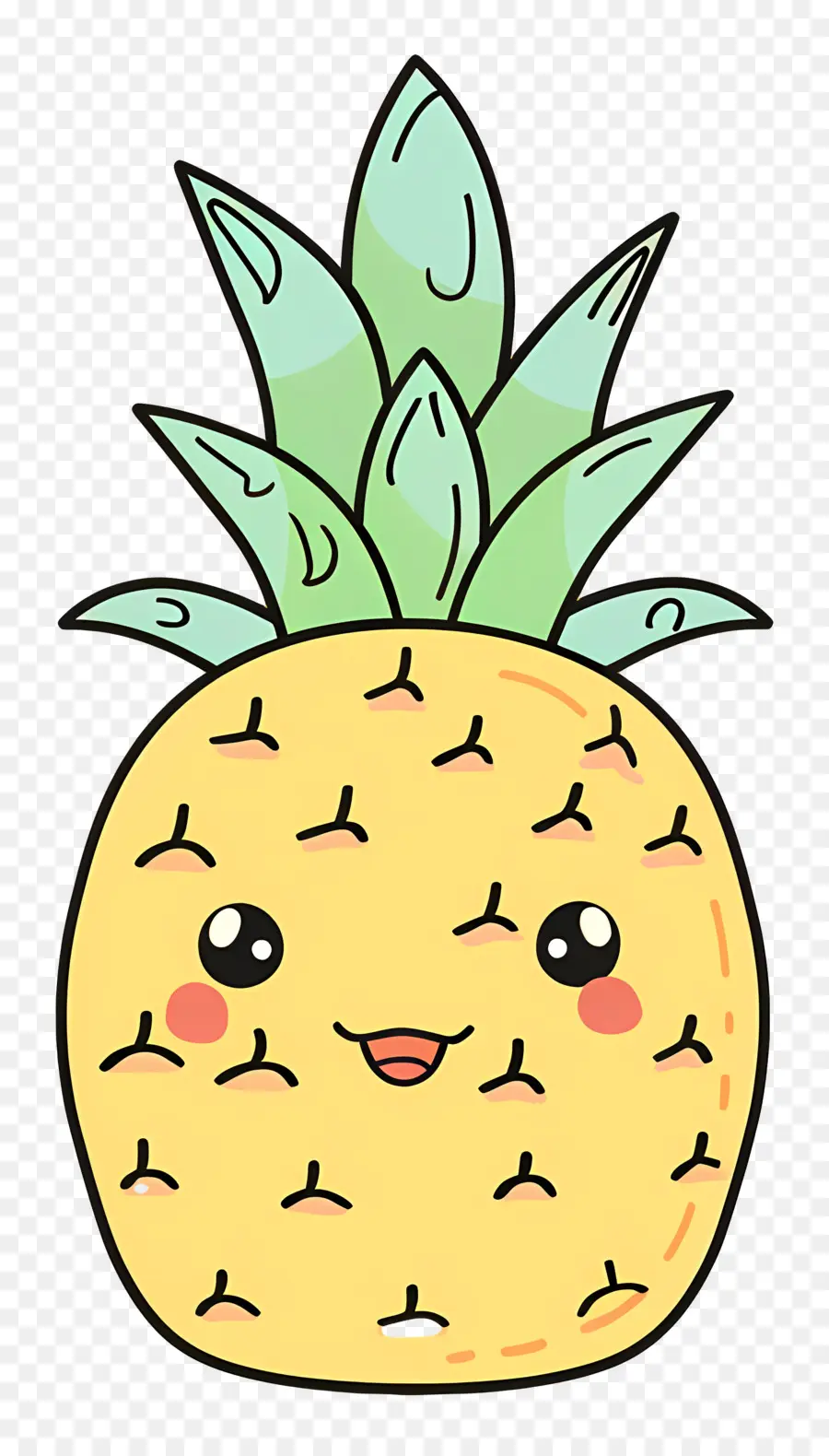 Ananas，Sevimli Karikatür Ananas PNG