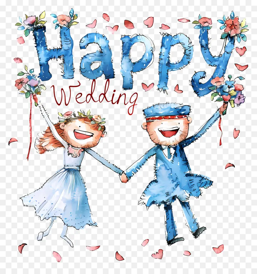 Mutlu Düğün，Gelin Ve Damat PNG