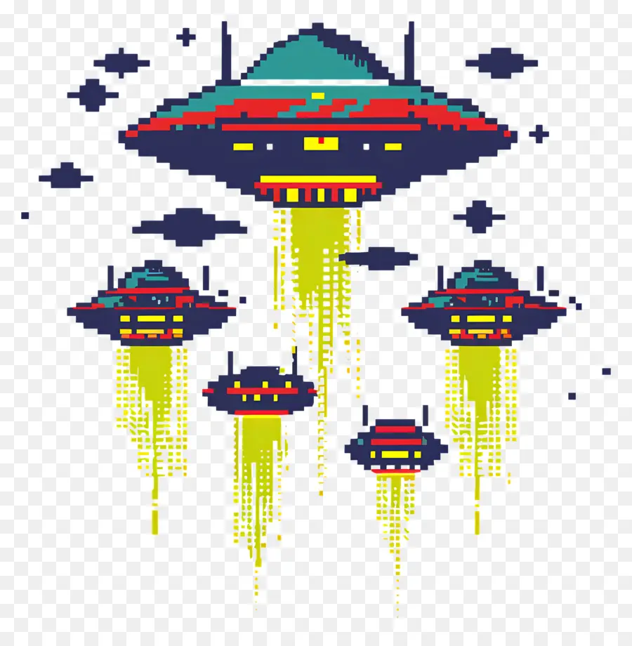 Space ınvaders，Ufo PNG