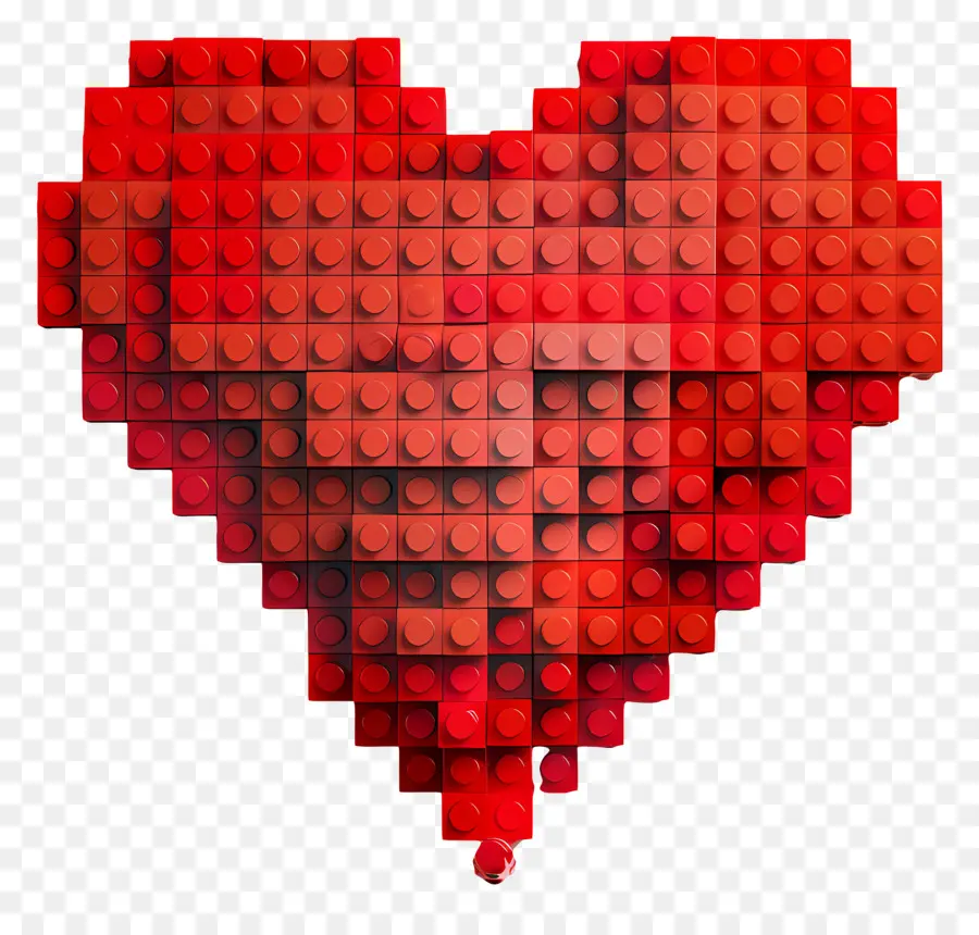 Kırmızı Kalp，Lego PNG
