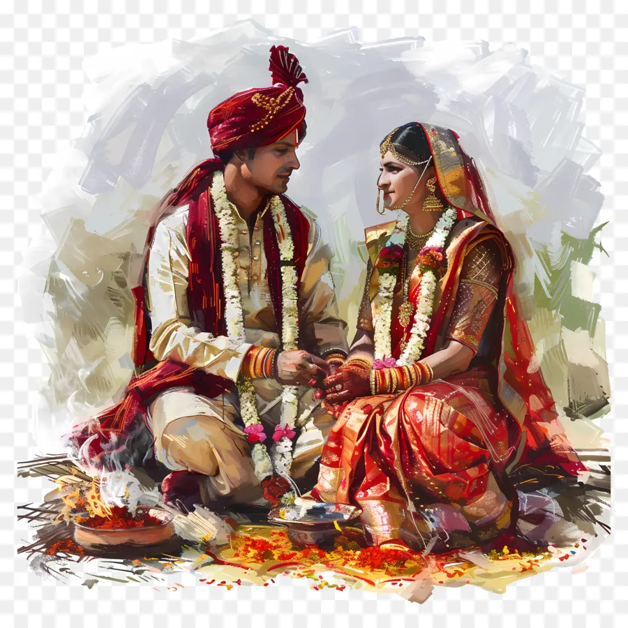 Hindu Düğün，Hint Düğünü PNG