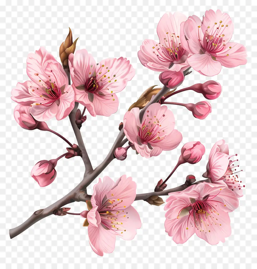 Sakura çiçekler，Sakura Ağacı PNG
