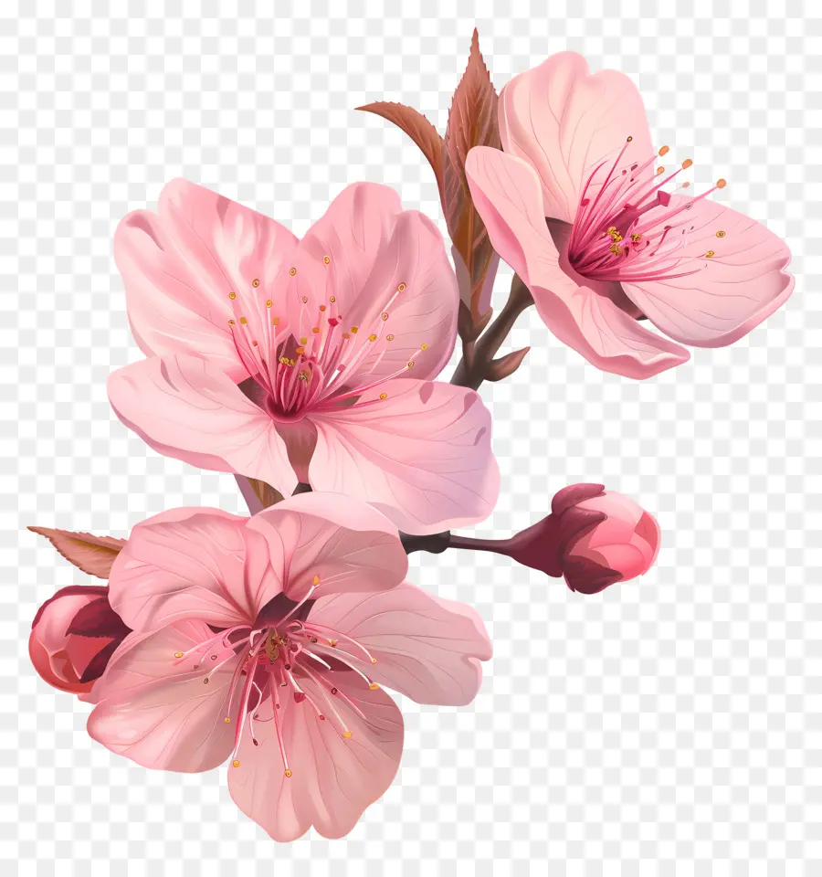 Sakura çiçekler，Kiraz çiçekleri PNG