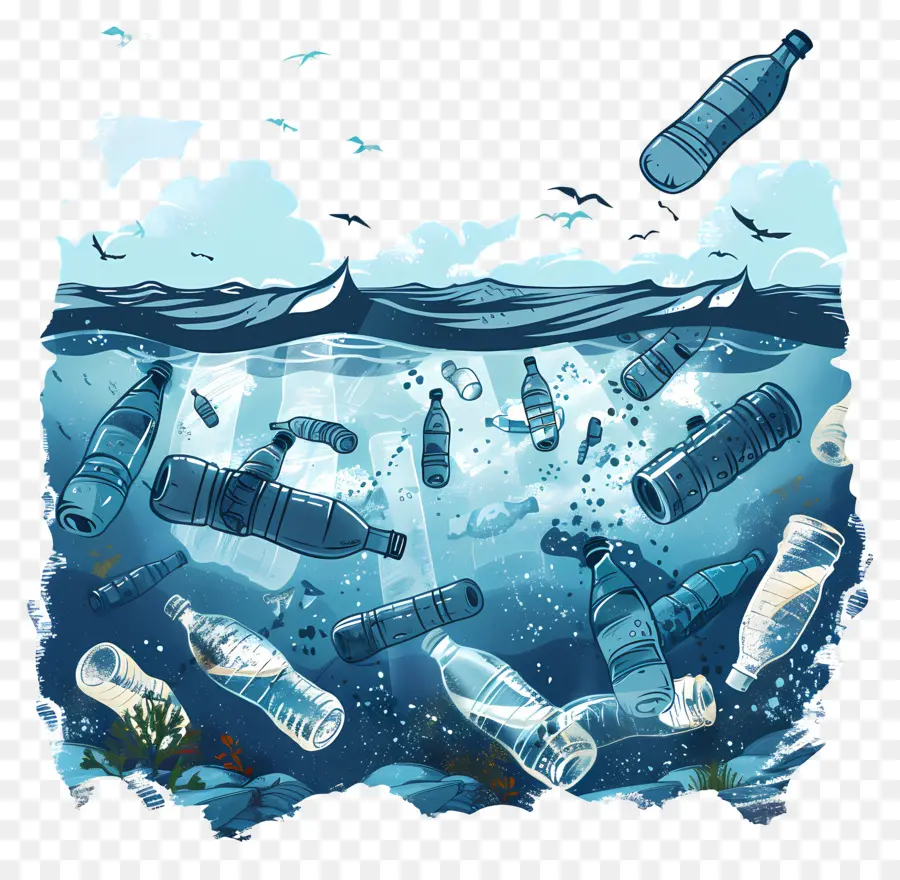 Okyanus Kirliliği，çevresel Etki PNG