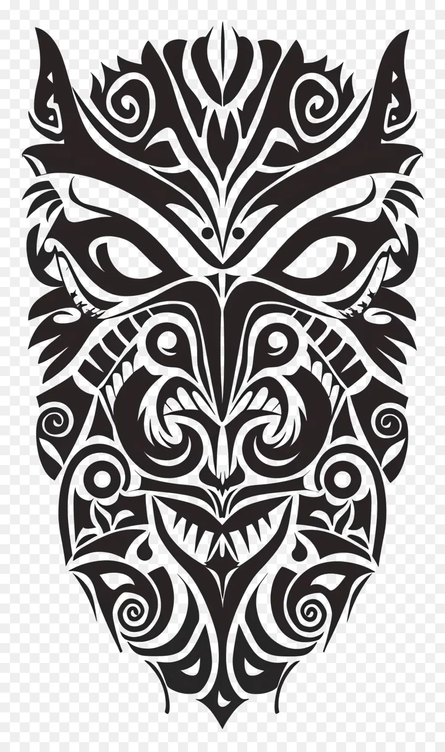Maori Dövme，Tribal Dövme PNG