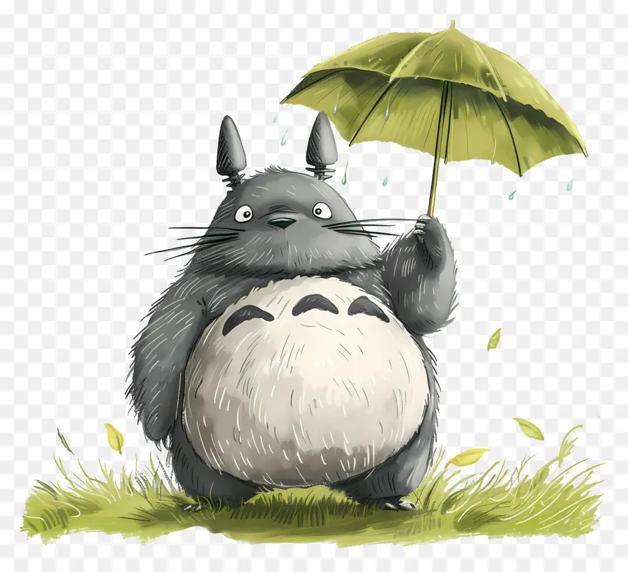 Totoro，Şemsiye PNG