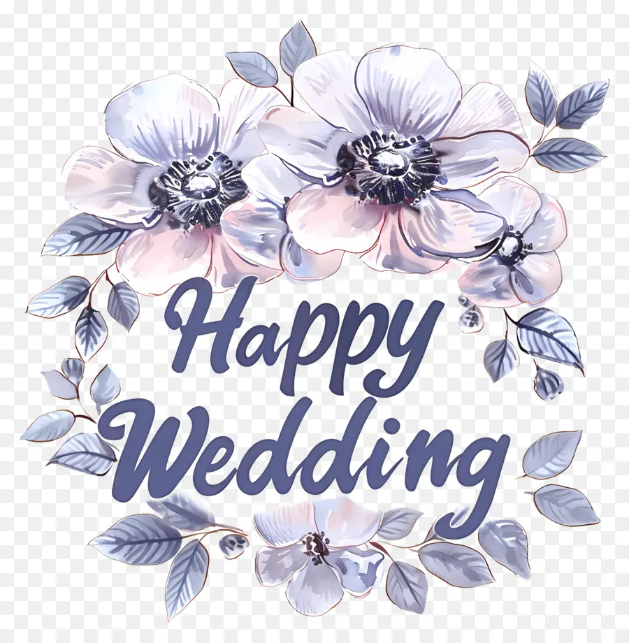 Mutlu Düğün，çiçek çelenk PNG