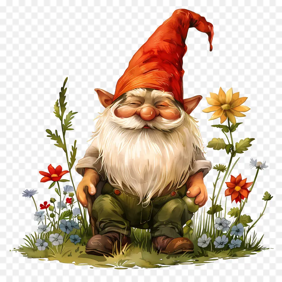 Yaz Cücesi，Bahçe Gnome PNG