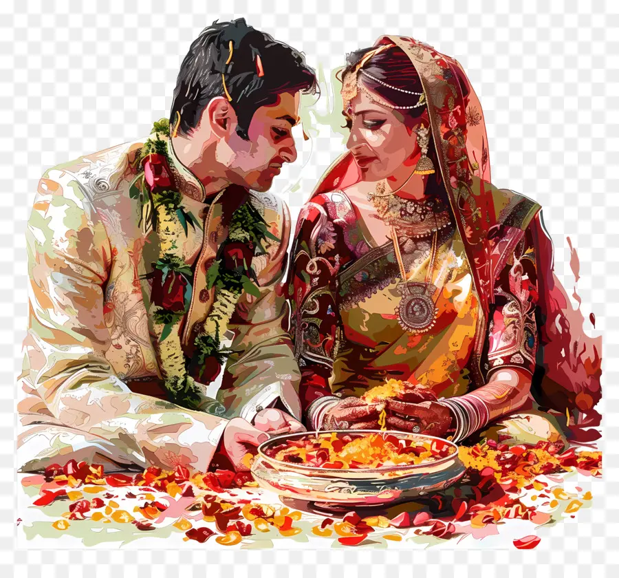 Hindu Düğün，Hint Düğünü PNG