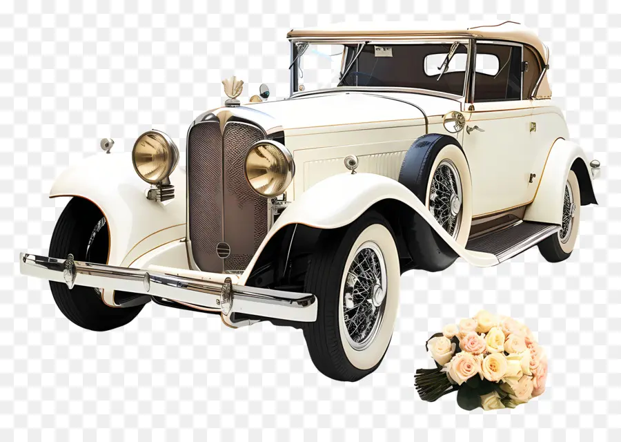 Mutlu Düğün，Klasik Araba PNG