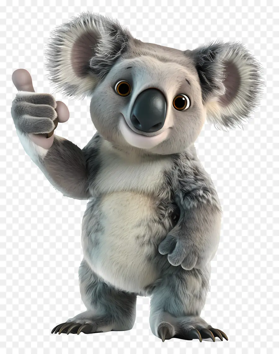 Başparmak Kadar，Koala PNG