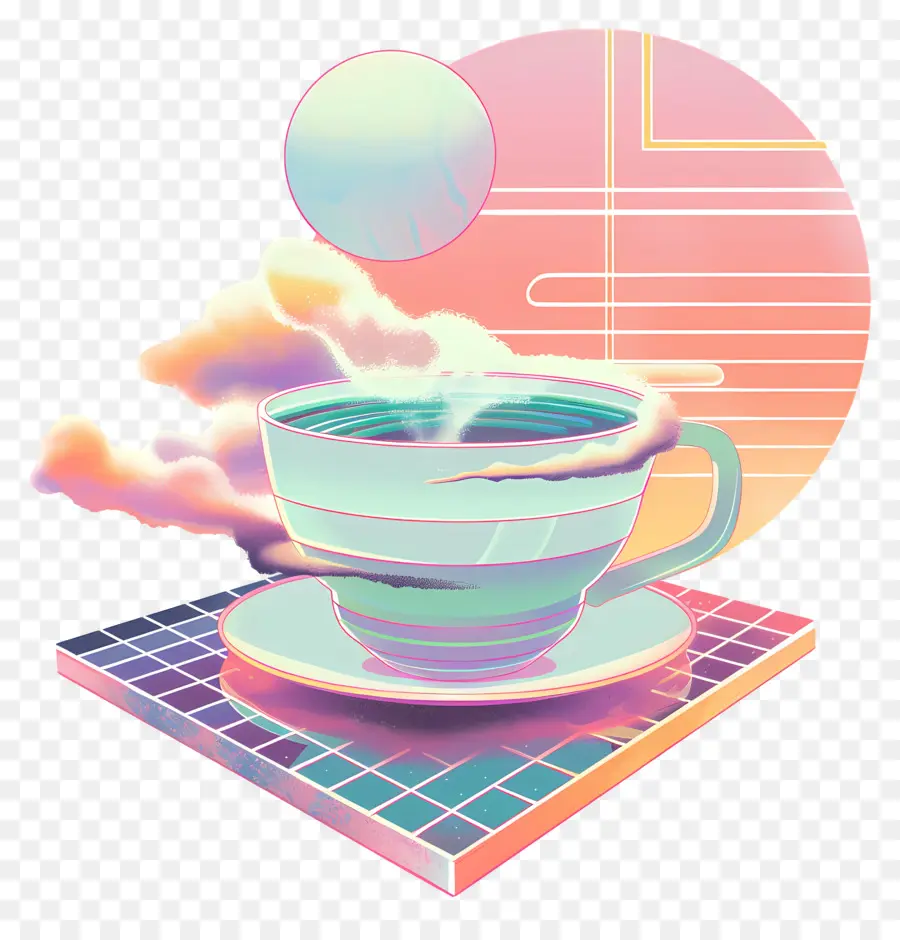 Vaporwave Kahvesi，Vaporwave PNG