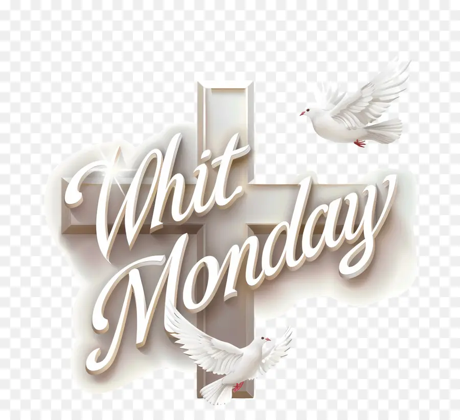 Whit Pazartesi，Beyaz Güvercin PNG