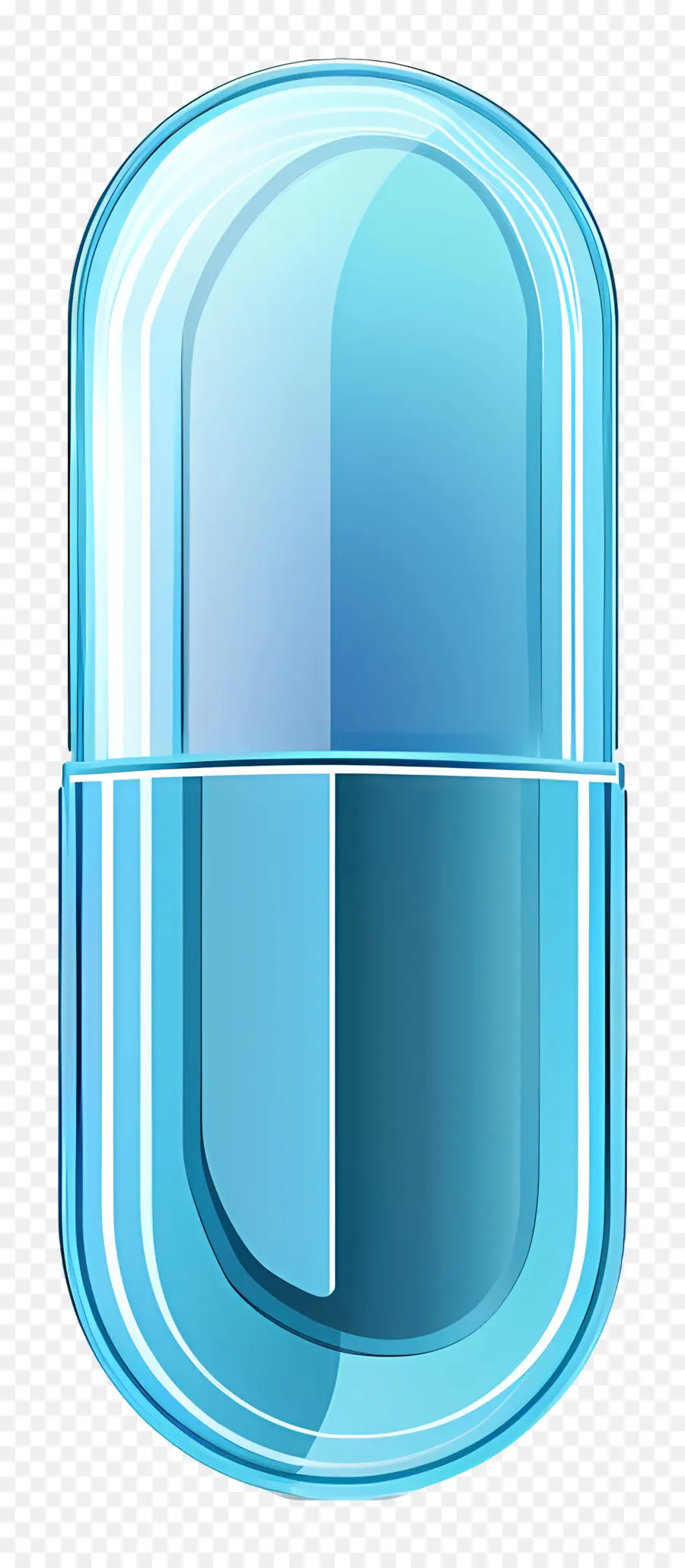 Kapsül，Mavi Sıvı PNG