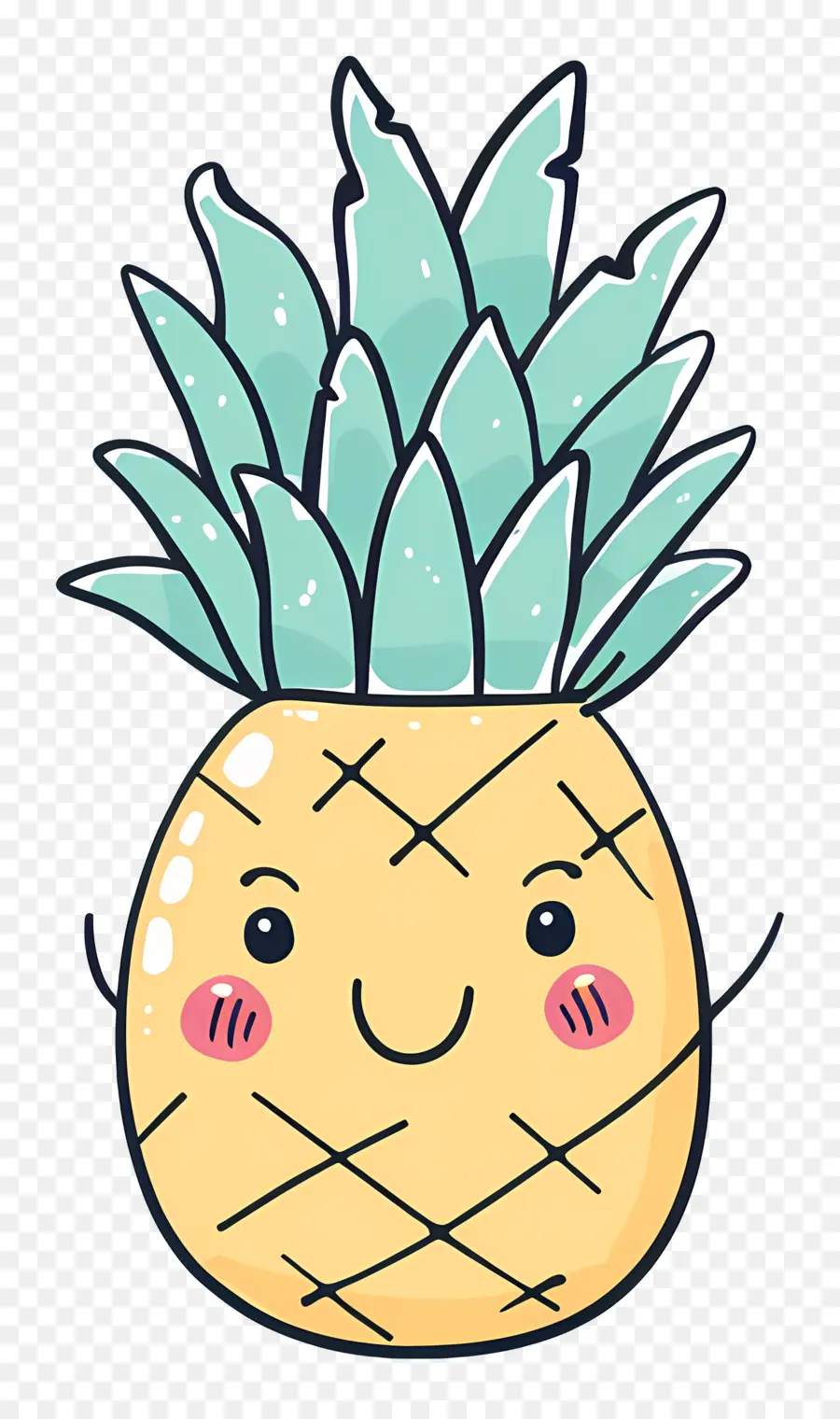 Ananas，Karikatür Ananas PNG